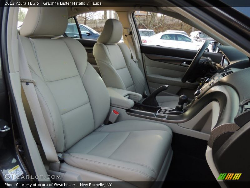 Graphite Luster Metallic / Taupe 2012 Acura TL 3.5