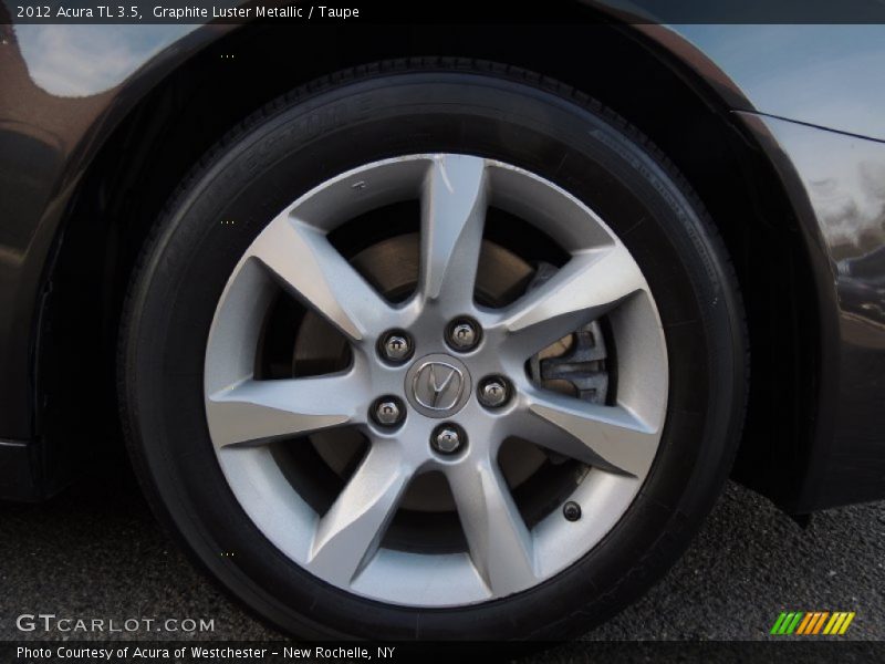 Graphite Luster Metallic / Taupe 2012 Acura TL 3.5