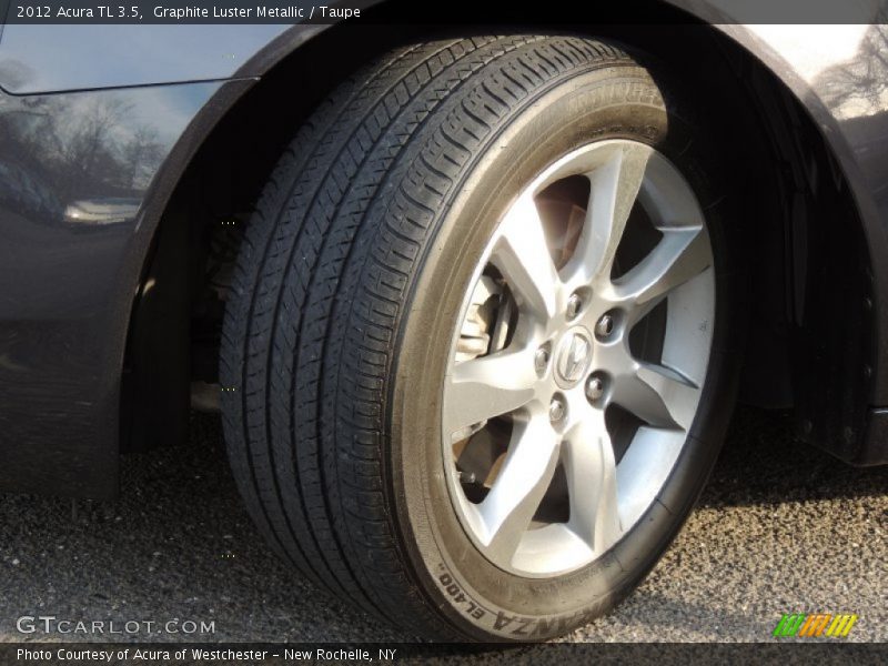 Graphite Luster Metallic / Taupe 2012 Acura TL 3.5