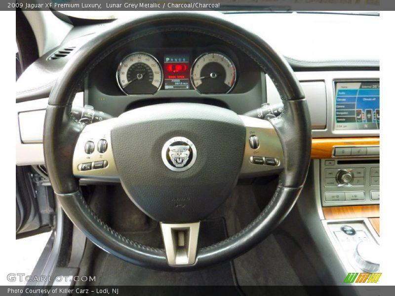 Lunar Grey Metallic / Charcoal/Charcoal 2009 Jaguar XF Premium Luxury