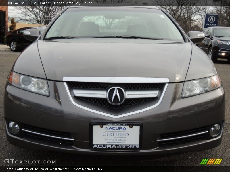 Carbon Bronze Metallic / Taupe 2008 Acura TL 3.2
