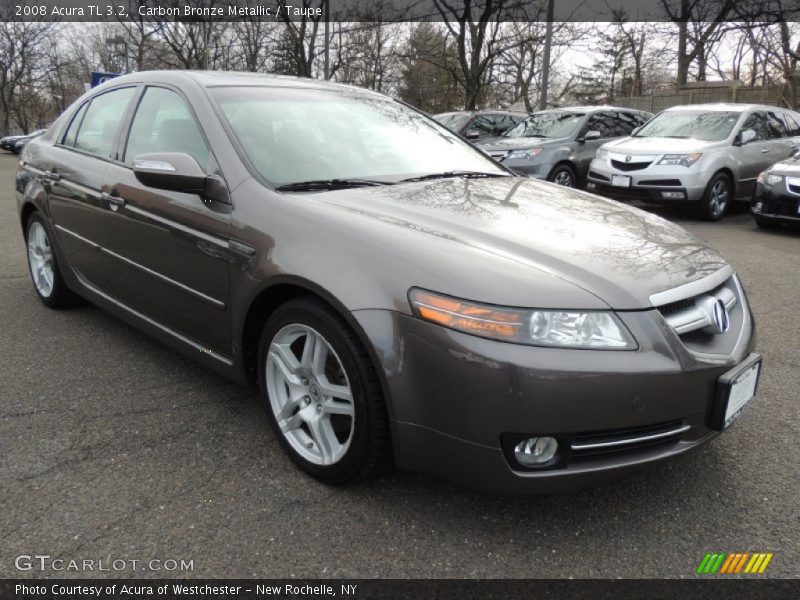 Carbon Bronze Metallic / Taupe 2008 Acura TL 3.2