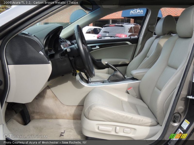 Carbon Bronze Metallic / Taupe 2008 Acura TL 3.2