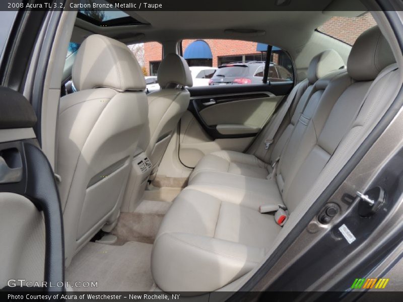 Rear Seat of 2008 TL 3.2