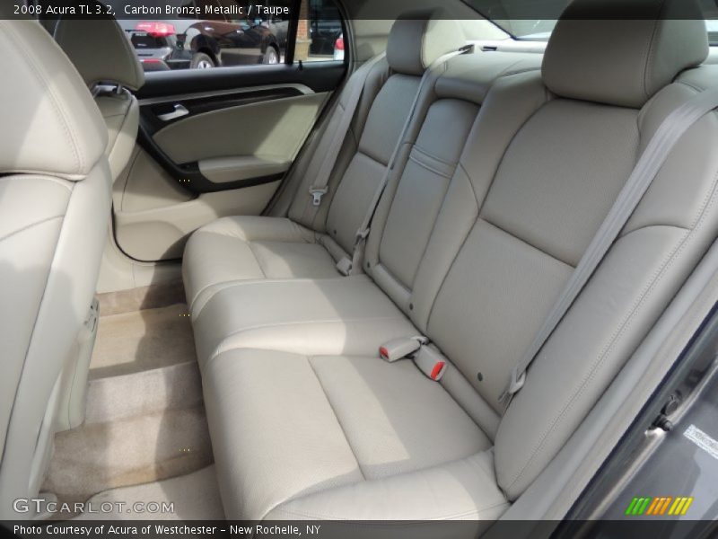 Rear Seat of 2008 TL 3.2