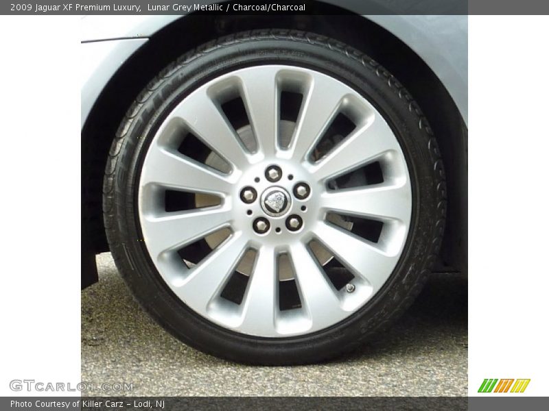 Lunar Grey Metallic / Charcoal/Charcoal 2009 Jaguar XF Premium Luxury