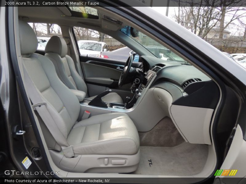 Carbon Bronze Metallic / Taupe 2008 Acura TL 3.2