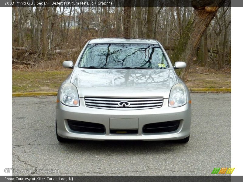Desert Platinum Metallic / Graphite 2003 Infiniti G 35 Sedan