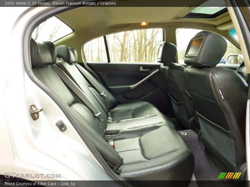 Desert Platinum Metallic / Graphite 2003 Infiniti G 35 Sedan