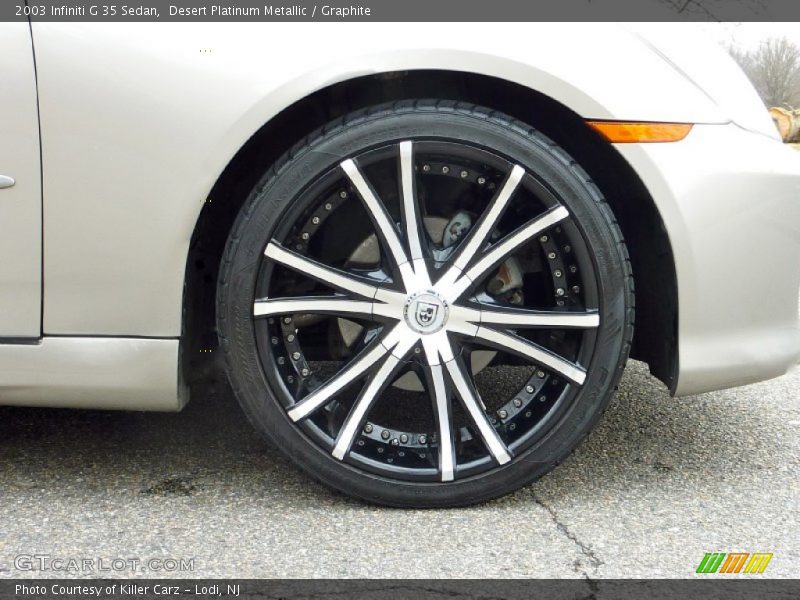 Desert Platinum Metallic / Graphite 2003 Infiniti G 35 Sedan