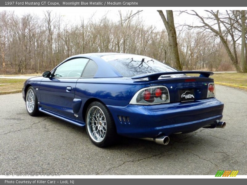 Moonlight Blue Metallic / Medium Graphite 1997 Ford Mustang GT Coupe