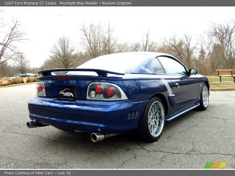 Moonlight Blue Metallic / Medium Graphite 1997 Ford Mustang GT Coupe