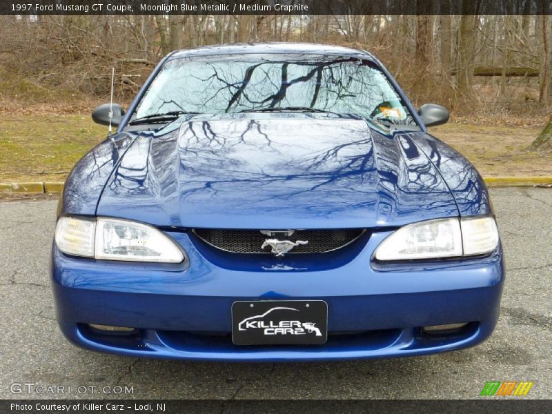Moonlight Blue Metallic / Medium Graphite 1997 Ford Mustang GT Coupe