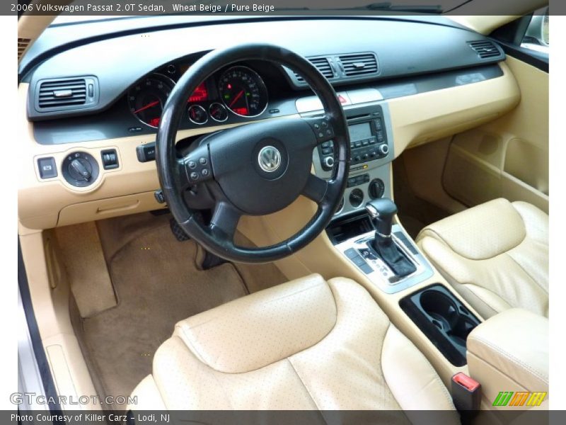 Wheat Beige / Pure Beige 2006 Volkswagen Passat 2.0T Sedan