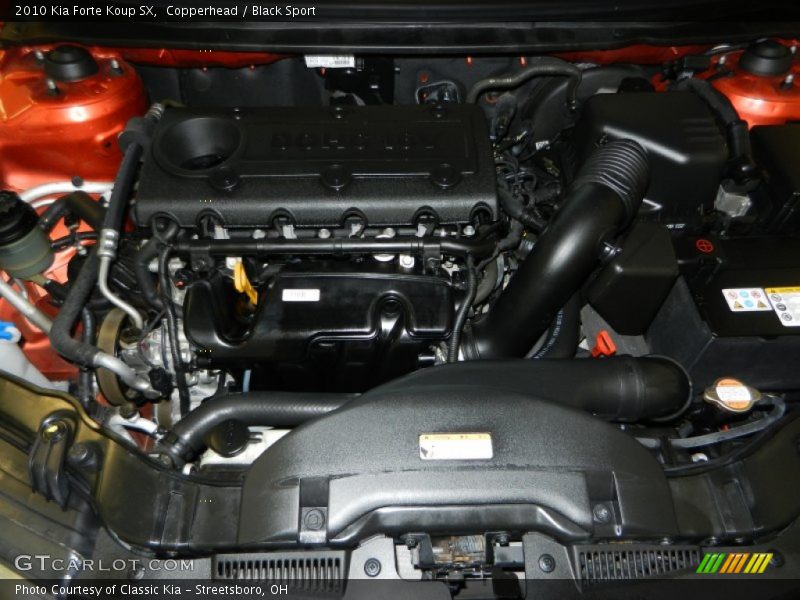  2010 Forte Koup SX Engine - 2.4 Liter DOHC 16-Valve CVVT 4 Cylinder