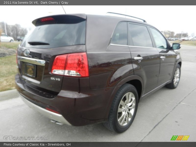 Dark Cherry / Gray 2011 Kia Sorento SX V6