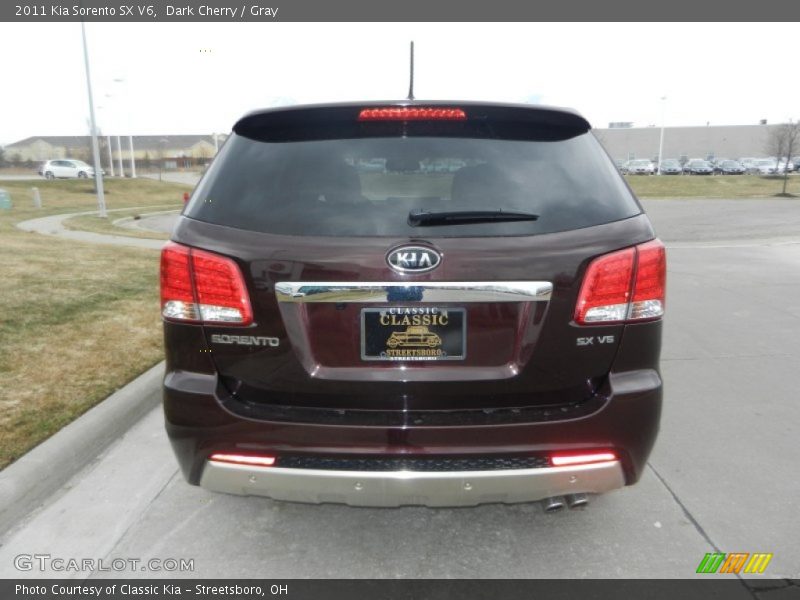 Dark Cherry / Gray 2011 Kia Sorento SX V6