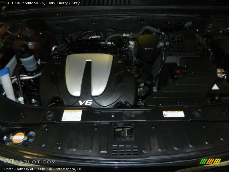 Dark Cherry / Gray 2011 Kia Sorento SX V6