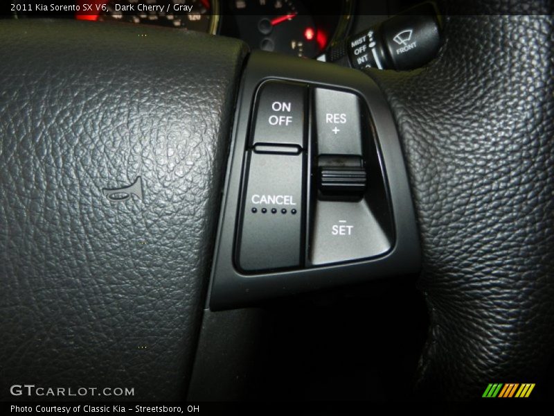 Dark Cherry / Gray 2011 Kia Sorento SX V6