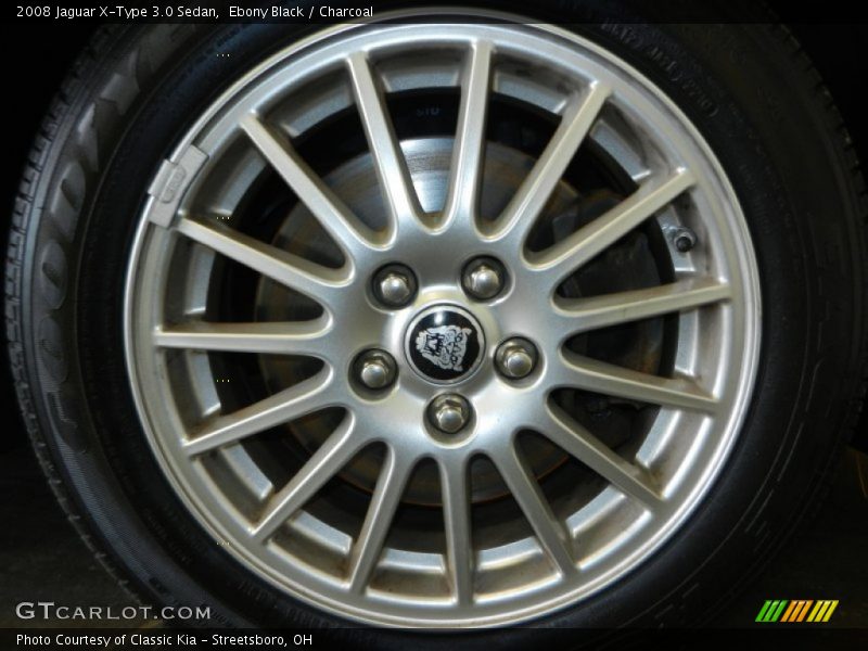 Ebony Black / Charcoal 2008 Jaguar X-Type 3.0 Sedan