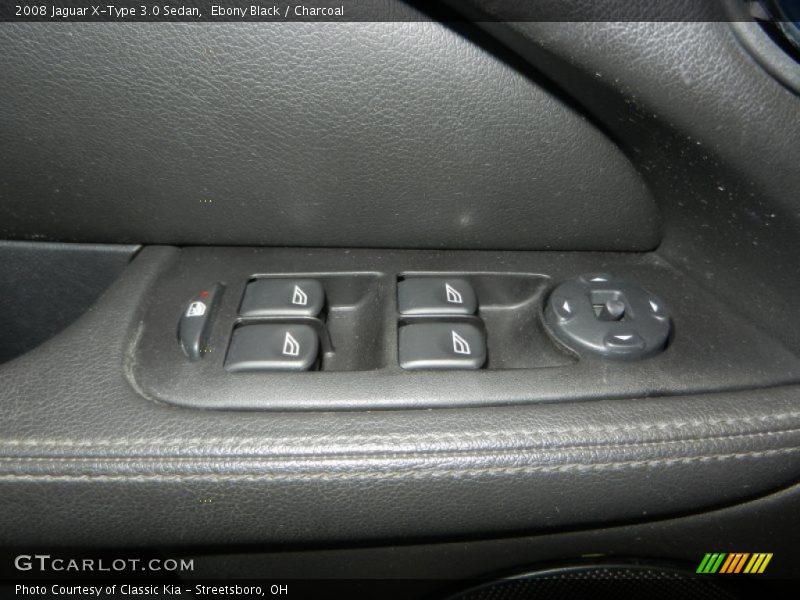 Ebony Black / Charcoal 2008 Jaguar X-Type 3.0 Sedan