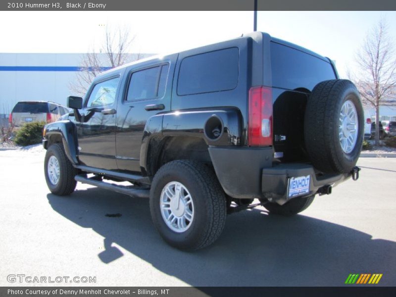Black / Ebony 2010 Hummer H3