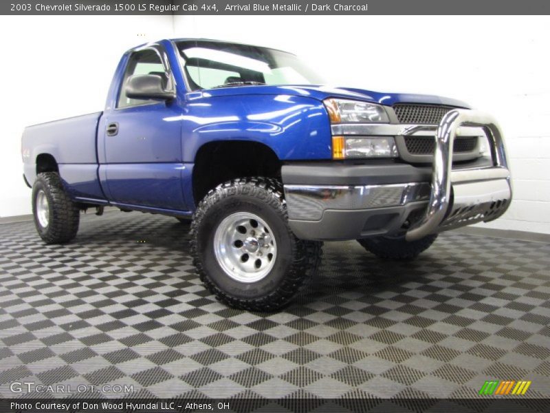 Arrival Blue Metallic / Dark Charcoal 2003 Chevrolet Silverado 1500 LS Regular Cab 4x4