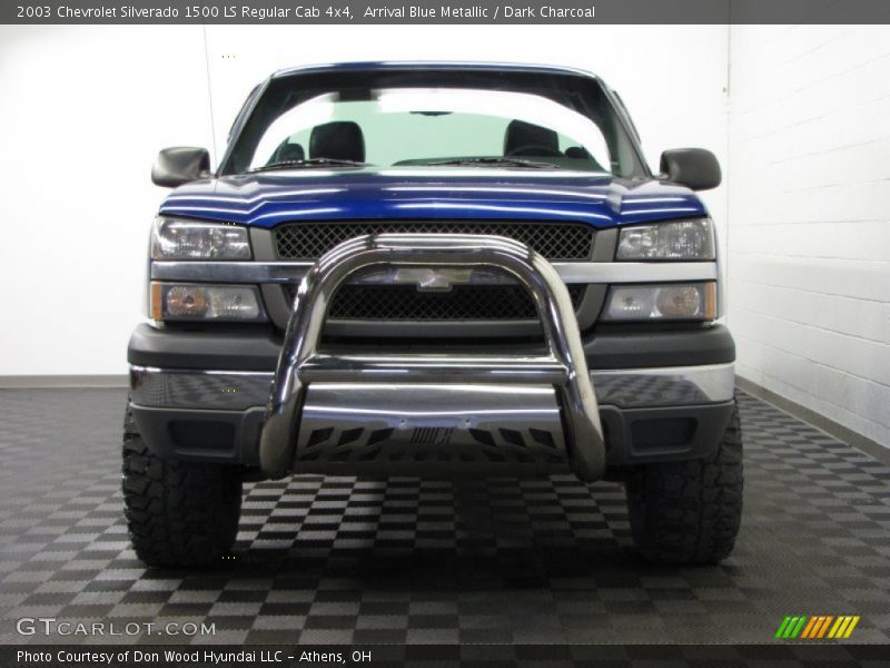 Arrival Blue Metallic / Dark Charcoal 2003 Chevrolet Silverado 1500 LS Regular Cab 4x4
