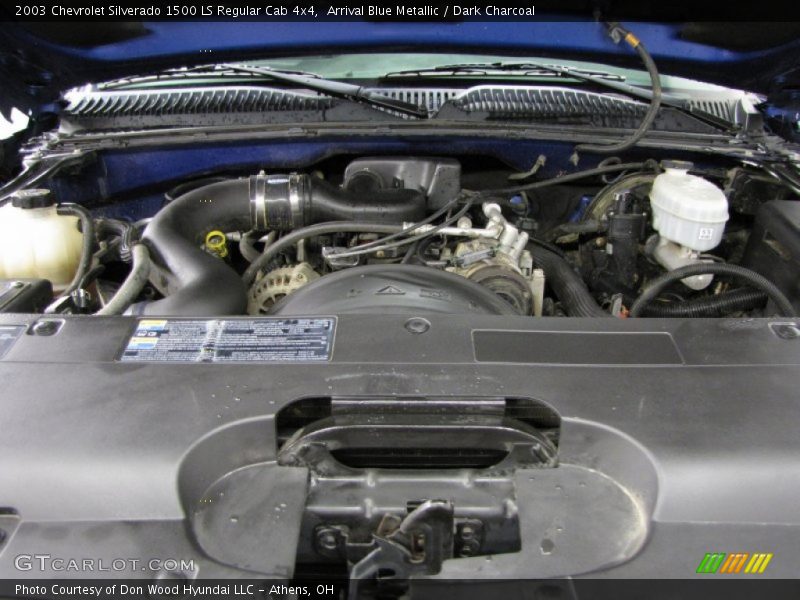 Arrival Blue Metallic / Dark Charcoal 2003 Chevrolet Silverado 1500 LS Regular Cab 4x4