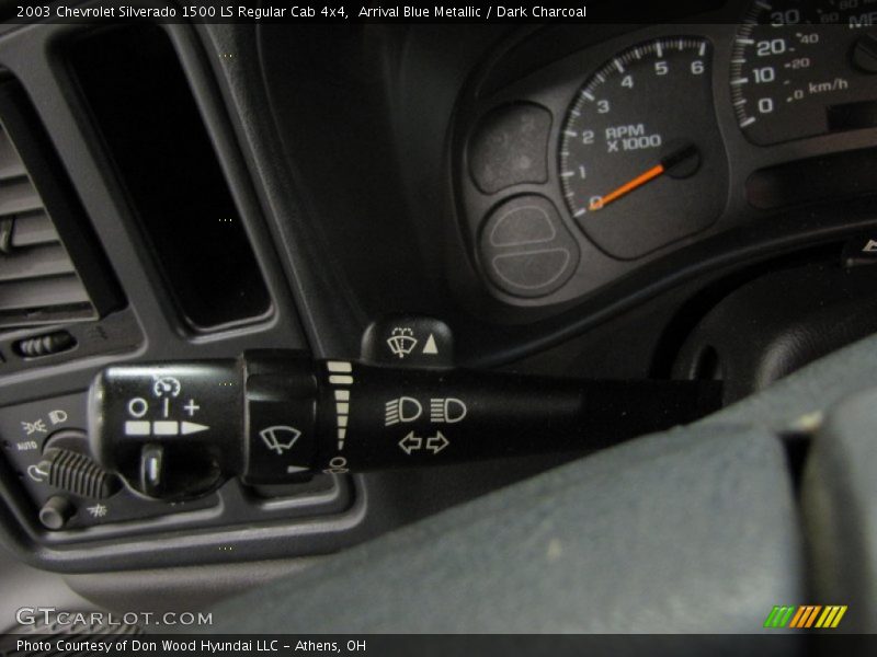 Arrival Blue Metallic / Dark Charcoal 2003 Chevrolet Silverado 1500 LS Regular Cab 4x4