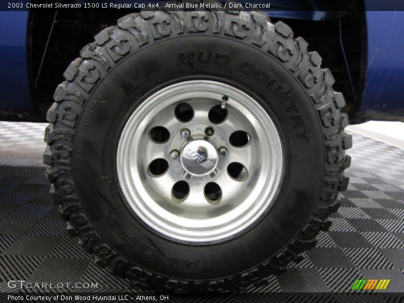 Arrival Blue Metallic / Dark Charcoal 2003 Chevrolet Silverado 1500 LS Regular Cab 4x4