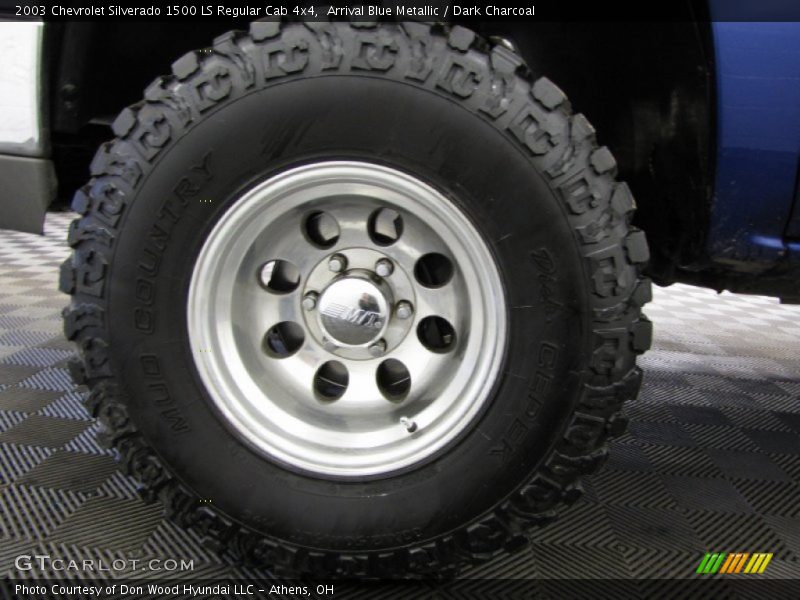 Arrival Blue Metallic / Dark Charcoal 2003 Chevrolet Silverado 1500 LS Regular Cab 4x4