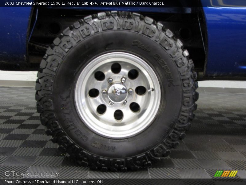 Arrival Blue Metallic / Dark Charcoal 2003 Chevrolet Silverado 1500 LS Regular Cab 4x4