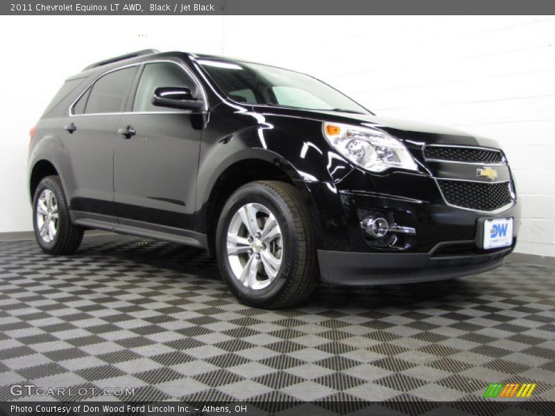 Black / Jet Black 2011 Chevrolet Equinox LT AWD