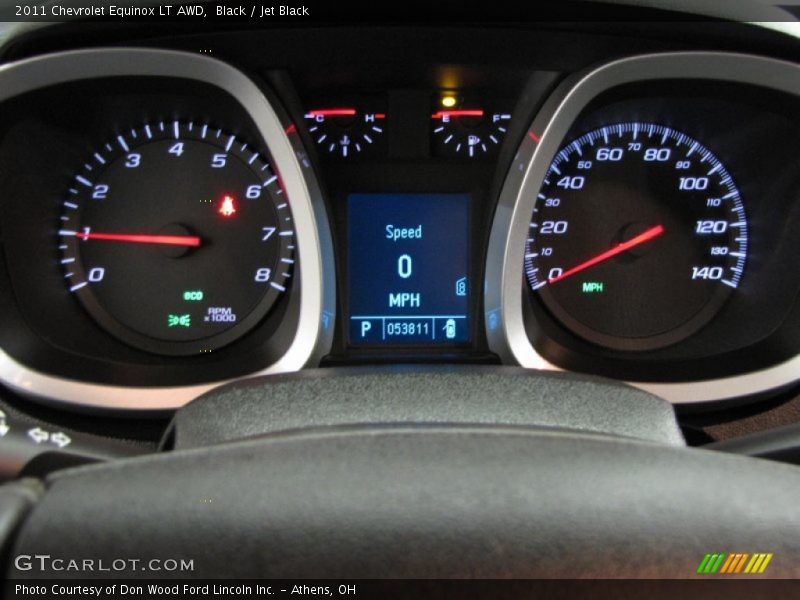 Black / Jet Black 2011 Chevrolet Equinox LT AWD