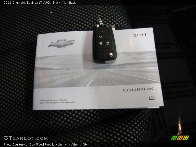 Black / Jet Black 2011 Chevrolet Equinox LT AWD