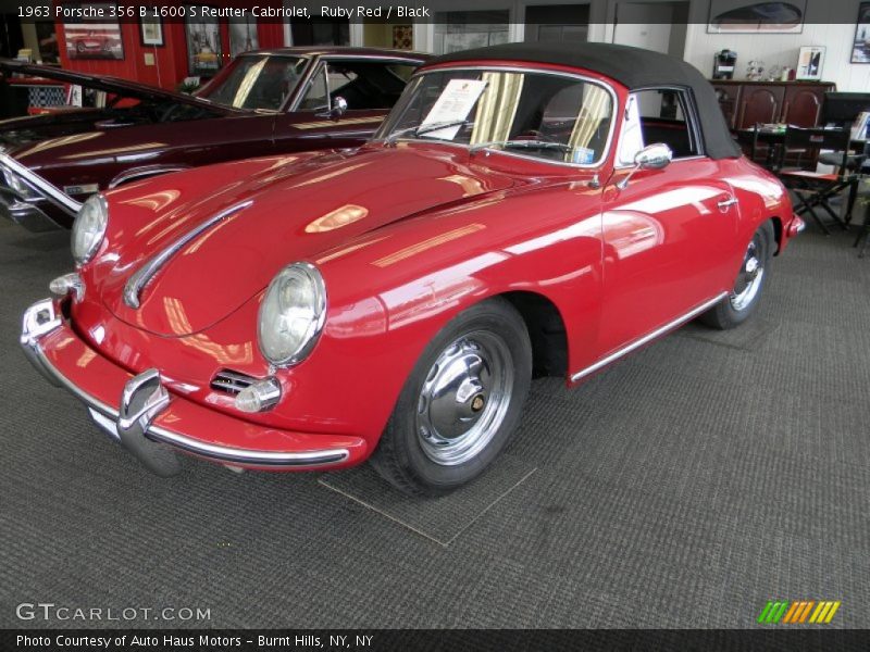 Front 3/4 View of 1963 356 B 1600 S Reutter Cabriolet