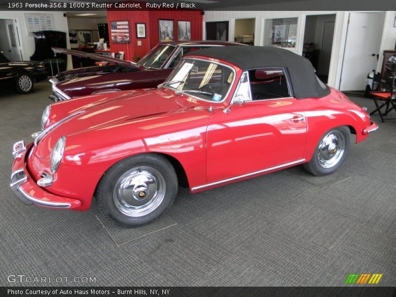  1963 356 B 1600 S Reutter Cabriolet Ruby Red