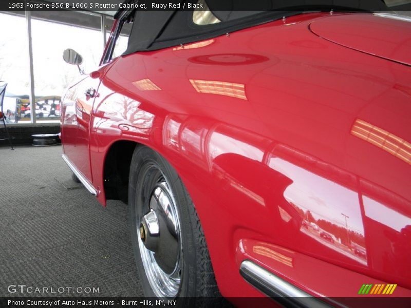  1963 356 B 1600 S Reutter Cabriolet Ruby Red