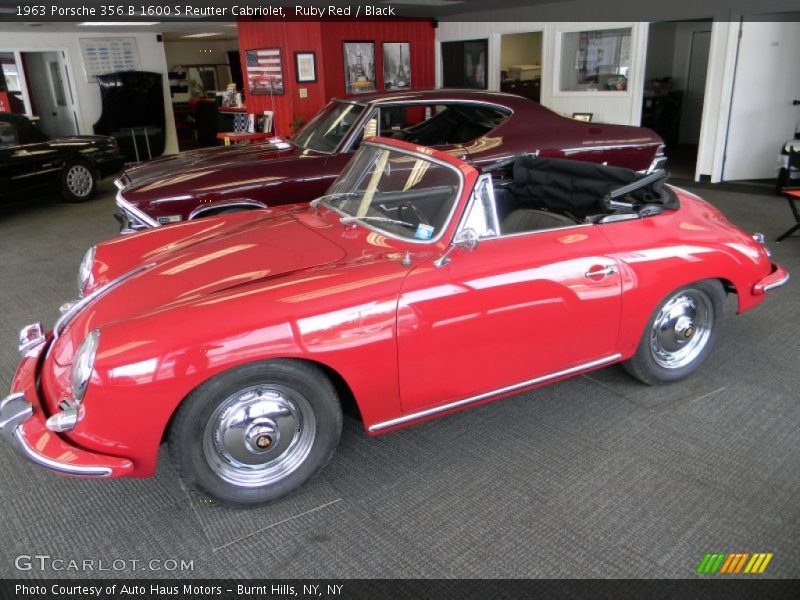  1963 356 B 1600 S Reutter Cabriolet Ruby Red