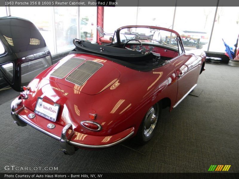  1963 356 B 1600 S Reutter Cabriolet Ruby Red