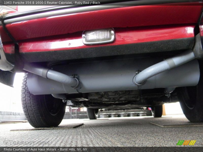 Exhaust of 1963 356 B 1600 S Reutter Cabriolet