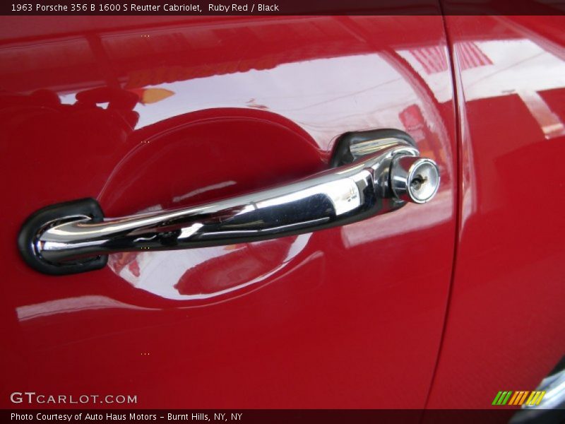 Ruby Red / Black 1963 Porsche 356 B 1600 S Reutter Cabriolet