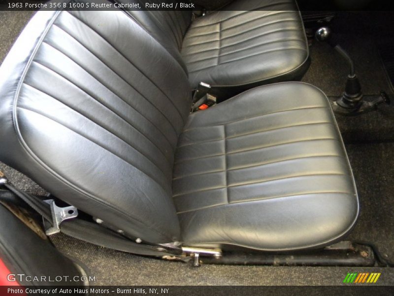 Front Seat of 1963 356 B 1600 S Reutter Cabriolet