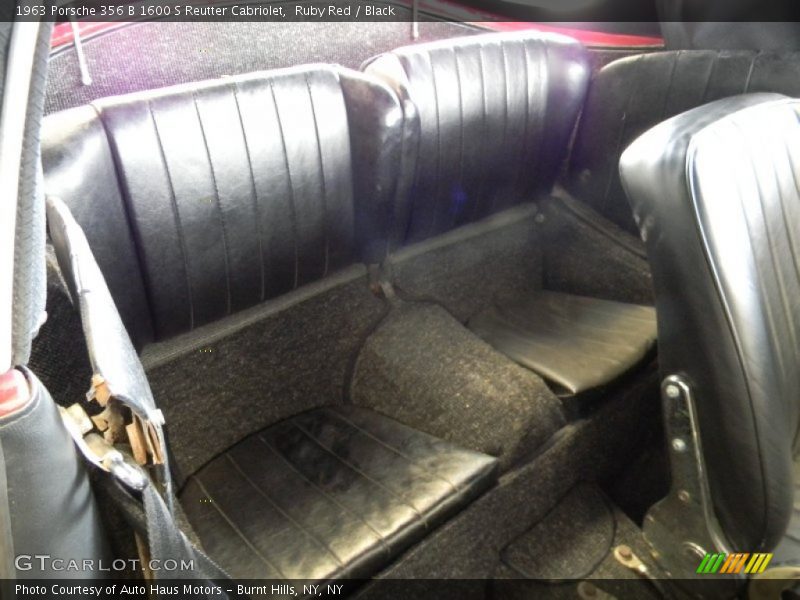 Rear Seat of 1963 356 B 1600 S Reutter Cabriolet