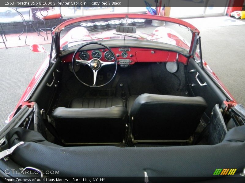  1963 356 B 1600 S Reutter Cabriolet Black Interior