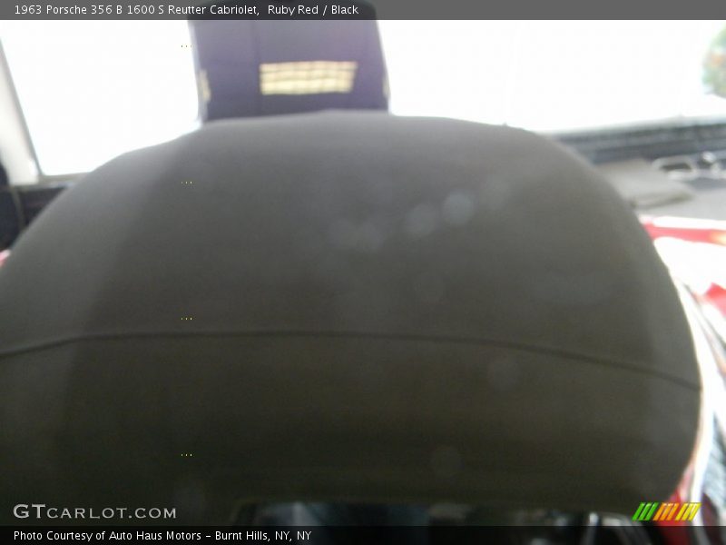 Ruby Red / Black 1963 Porsche 356 B 1600 S Reutter Cabriolet