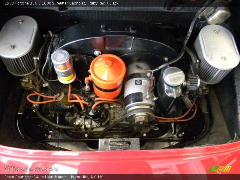  1963 356 B 1600 S Reutter Cabriolet Engine - 1.6 Liter OHV 8-Valve Air-Cooled Flat 4 Cylinder