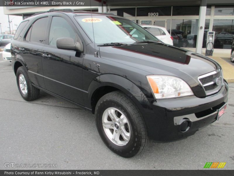 Ebony Black / Gray 2005 Kia Sorento LX 4WD