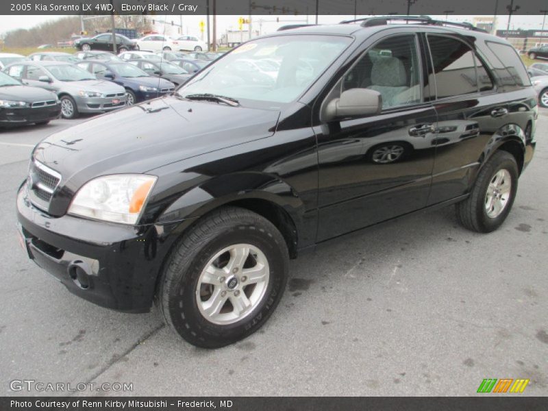 Ebony Black / Gray 2005 Kia Sorento LX 4WD